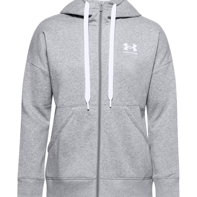 Kapuzenjacke Rival Fleece Full Zip Grau - Under Armour