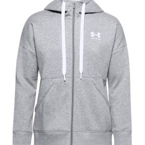 Kapuzenjacke Rival Fleece Full Zip Grau - Under Armour