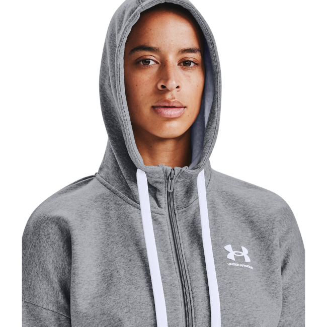 Veste à capuche Rival Fleece Full Zip Gris - Under Armour