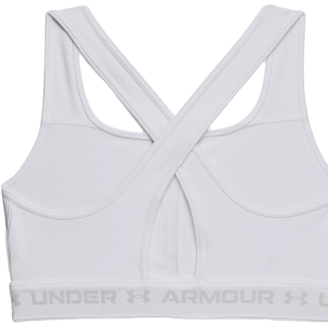 Brassière UA Crossback mid blanc - UNDER ARMOUR