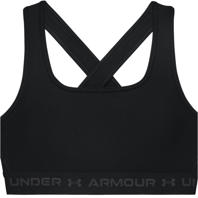 UA Crossback mid beha zwart - UNDER ARMOUR
