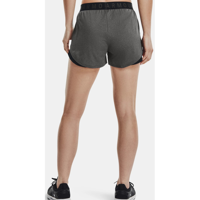 Short UA Play Up 3.0 femme gris carbone et noir - Under Armour