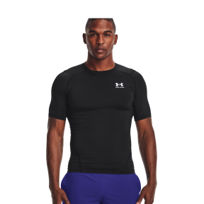 Kompressions-Kurzarm-T-Shirt Schwarz - Under Armour