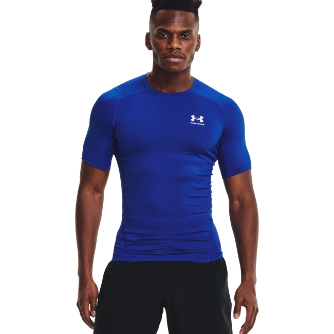 Kurzarm-Kompressionsshirt Blau - Under Armour