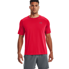 Kurzarm-Oberteil UA Tech rot - Under Armour
