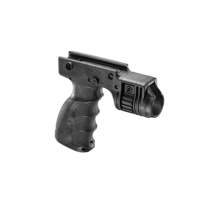 TACTISCHE GREEP MET LAMPSTEUN EN TRIGGER VOOR ACTIVERING (ACHTER) - FAB DEFENSE