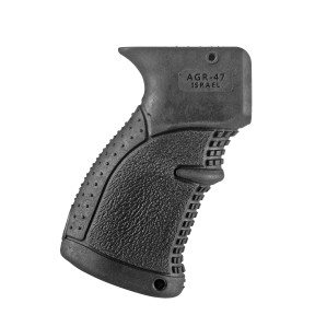 POIGNEE PISTOLET CAOUTCHOUC NOIRE POUR AK 47 - FAB DEFENSE