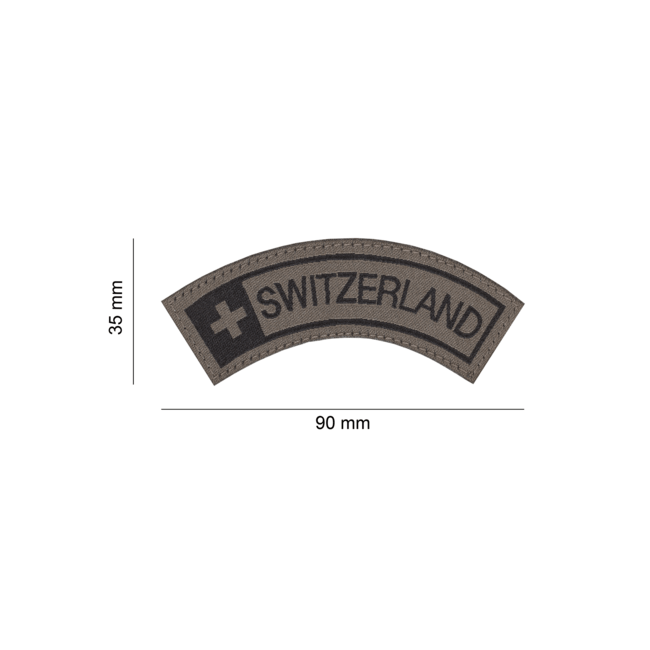 Switzerland Small Tab Patch- Clawgear