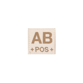 AB Pos Patch Grupa Krwi Pustynny - Clawgear