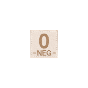 0 Neg Patch Grupa Krwi Pustynny - Clawgear