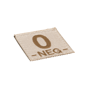 0 Neg Patch Grupa Krwi Pustynny - Clawgear