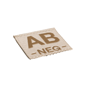 AB Neg Bloodgroup Patch Desert - Clawgear