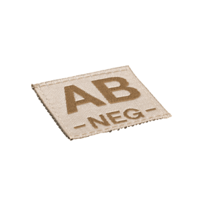 AB Neg Bloodgroup Patch Desert - Clawgear
