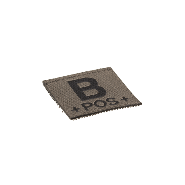 B Pos Bloodgroup Patch- Clawgear
