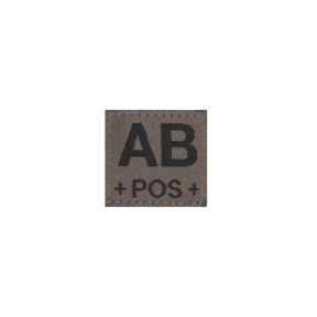 AB Pos Bloodgroup Patch- Clawgear
