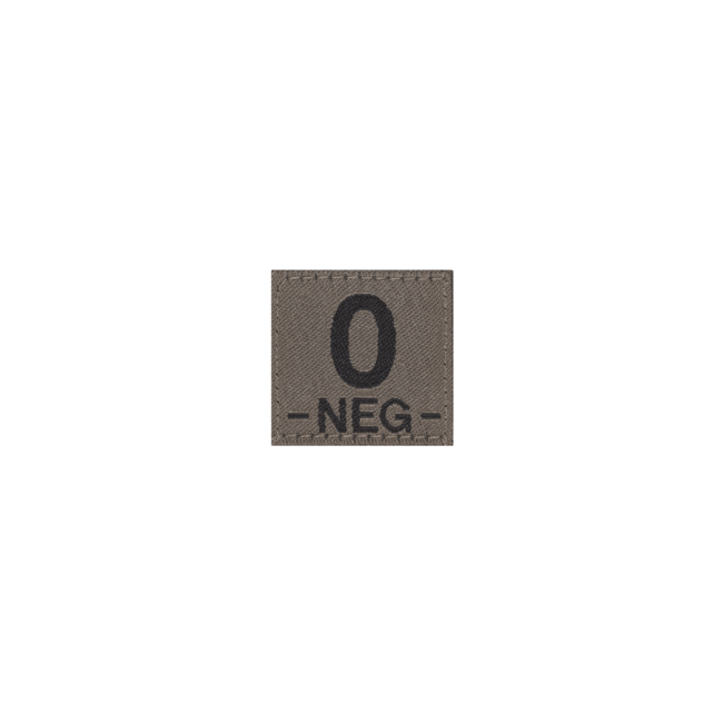 0 Neg Bloodgroup Patch- Clawgear