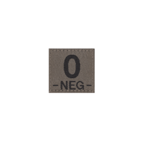 0 Neg Grupa Krwi Patch- Clawgear