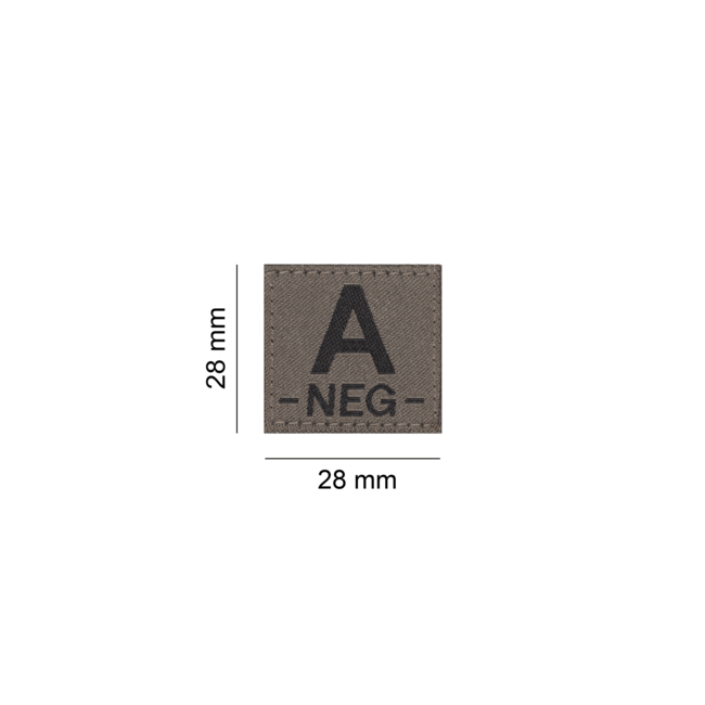 A Neg Bloedgroep Patch- Clawgear