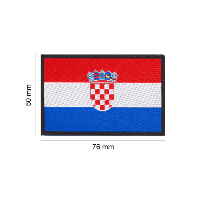 Kroatië Vlag Patch - Clawgear