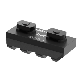 M-Lok 3 Slot Rail Zwart - Clawgear
