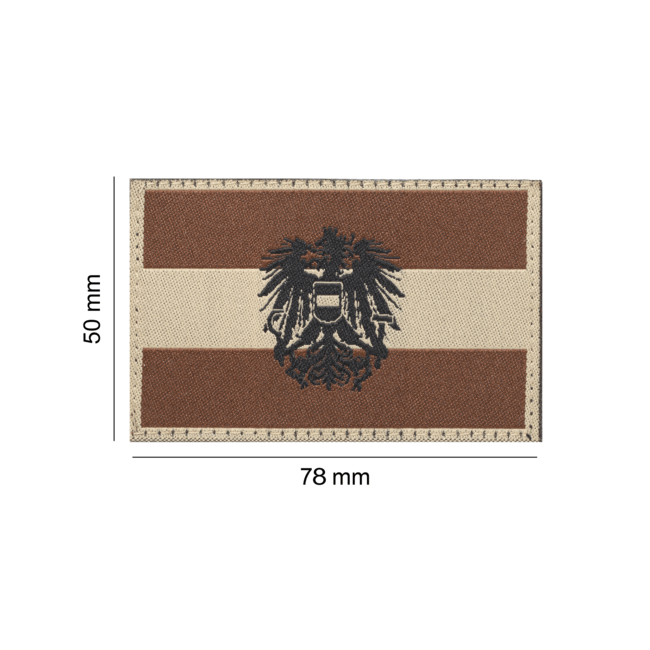 Austria Emblem Flag Patch Desert - Clawgear