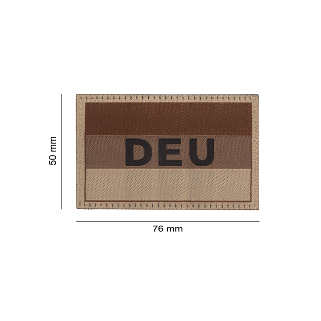Deutschland Flaggen Patch Desert - Clawgear