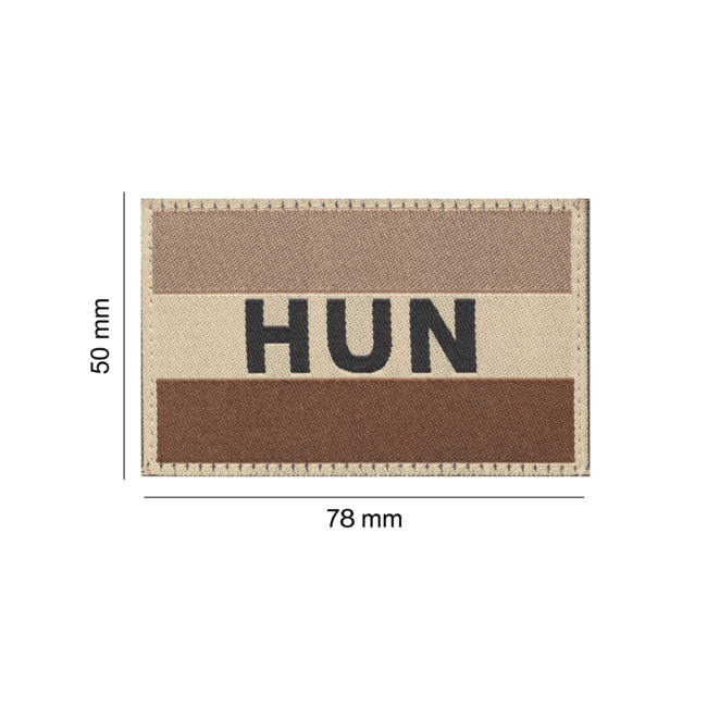 Hungary Flag Patch Desert - Clawgear