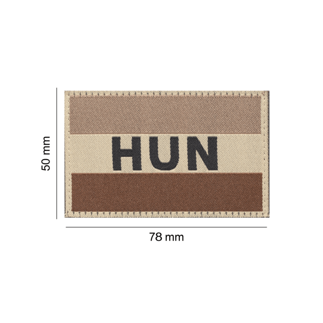 Hungary Flag Patch Desert - Clawgear