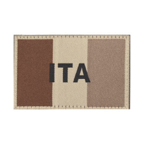 Italy Flag Patch Desert - Clawgear