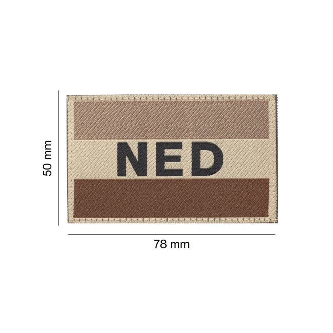 Netherlands Flag Patch Desert - Clawgear