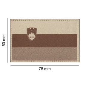 Slowenien Flaggen Patch Desert - Clawgear