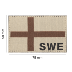Naszywka Flaga Szwecji Desert - Clawgear