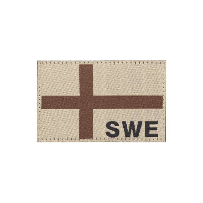 Zweden Vlag Patch Desert - Clawgear