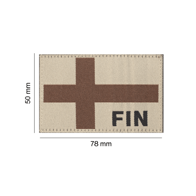 Finland Flag Patch Desert - Clawgear