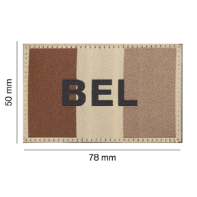 Belgium Flag Patch Desert - Clawgear