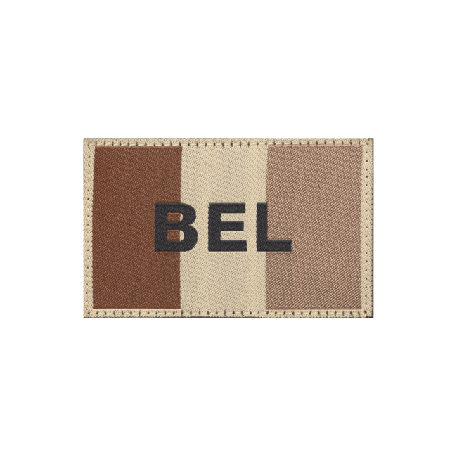 Belgium Flag Patch Desert - Clawgear