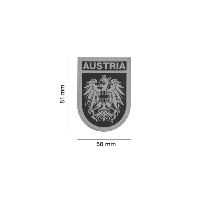 Austria Patch Black - Clawgear