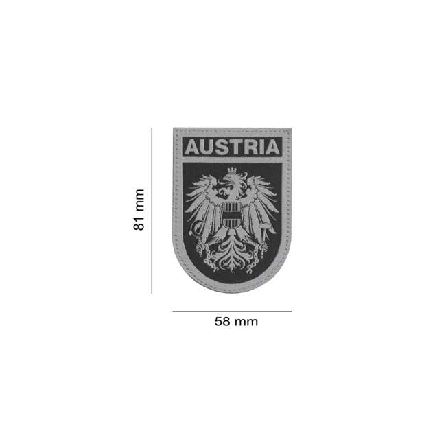Austria Patch Black - Clawgear