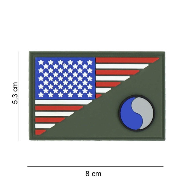 Patch 3D PVC półflaga 29th Infantry - 101 Inc