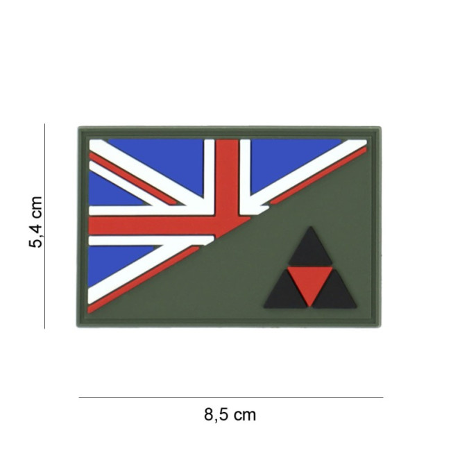 3D PVC Patch Halb-Flagge 3rd Infantry - 101 Inc