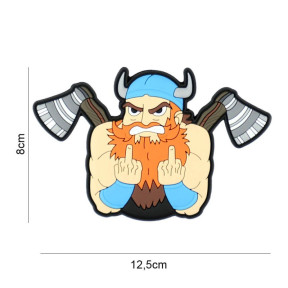 Patch 3D PVC Rozgniewany Wiking - 101 Inc