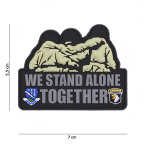 Patch 3D PVC We Stand Alone Together - 101 Inc