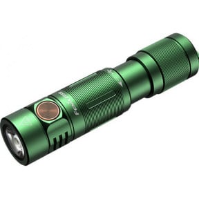 Lampe de poche porte-clés 400 lumens rechargeable E05R Vert - Fenix