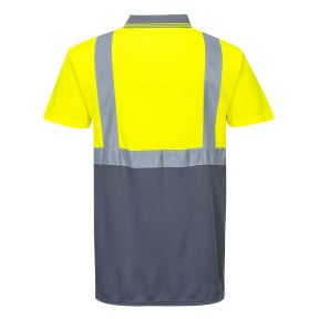 Zweifarbiges Poloshirt Gelb / Grau - Portwest