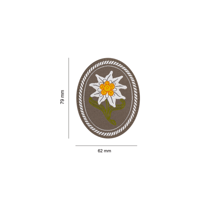 Edelweiss Patch Oval- Clawgear