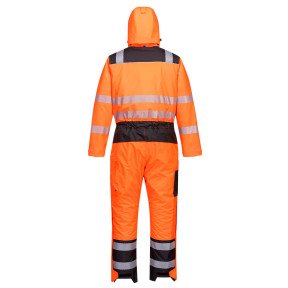 Combinaison d'hiver PW3 haute visibilité Orange noir - Portwest