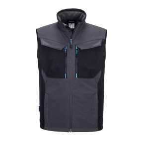 Ärmellose Softshell-Weste WK3 metallgrau - Portwest