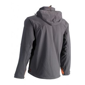 Veste Softshell grise à capuche - HEROCK