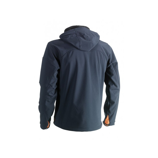 Marine Softshell-Jacke mit Kapuze - HEROCK