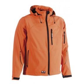 Kurtka Softshell pomarańczowa z kapturem - HEROCK